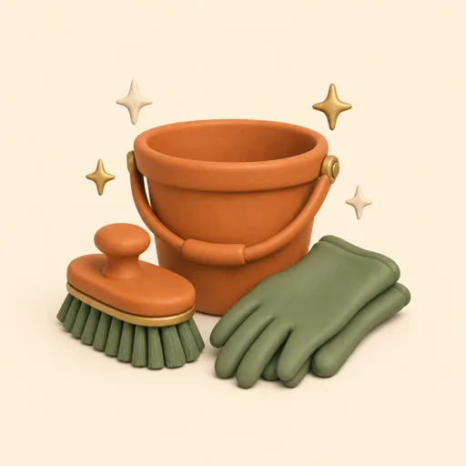 Deep cleaning service artwork for Sagur