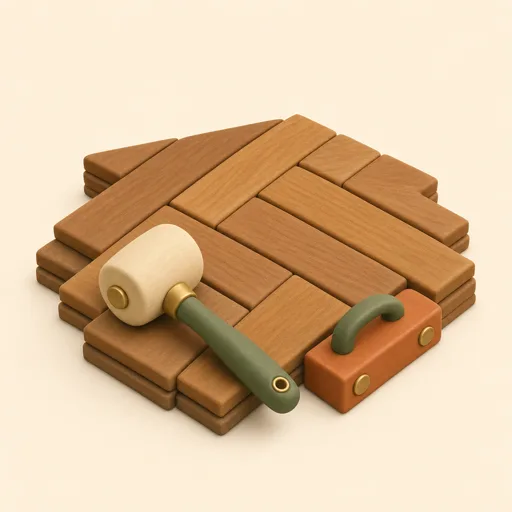 Flooring service artwork for Sagur
