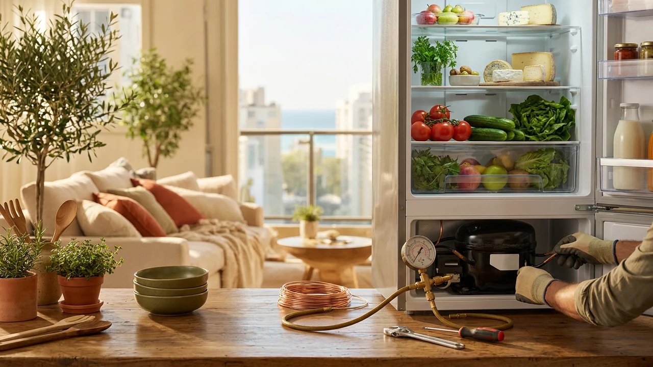 Refrigerator repair service artwork for Sagur