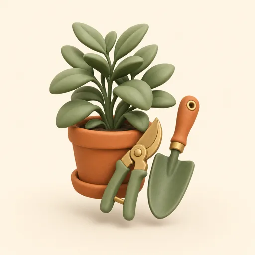 Gardening service artwork for Sagur