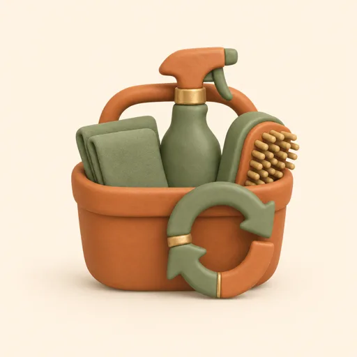 Recurring cleaning service artwork for Sagur