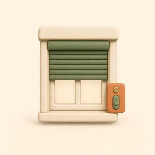 Shutters and blinds service artwork for Sagur